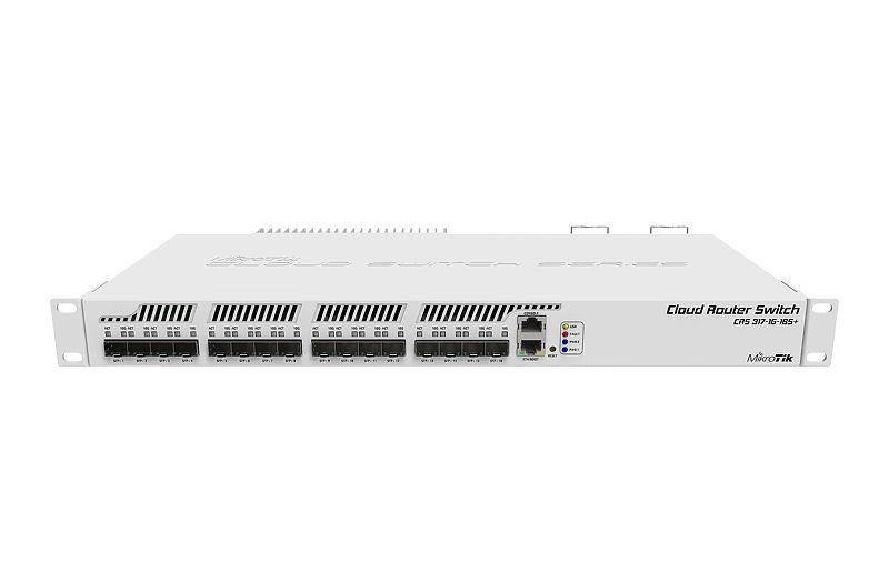 მართვადი სვიჩი - CRS317, L3, 1G, 16S+, MikroTik