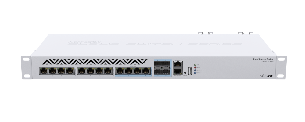 მართვადი სვიჩი - CRS312, L3, 4C, 8XG, MikroTik