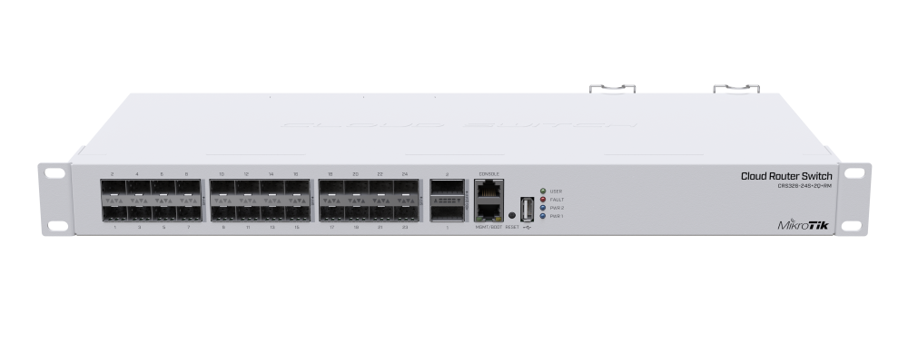 მართვადი სვიჩი - CRS326, L3, 20S+, 2QSFP+, MikroTik
