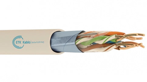 CAT 5E FTP 25 AWG HUNKA KABLO ქსელის კაბელი გარე გაყვანილობის (PE)