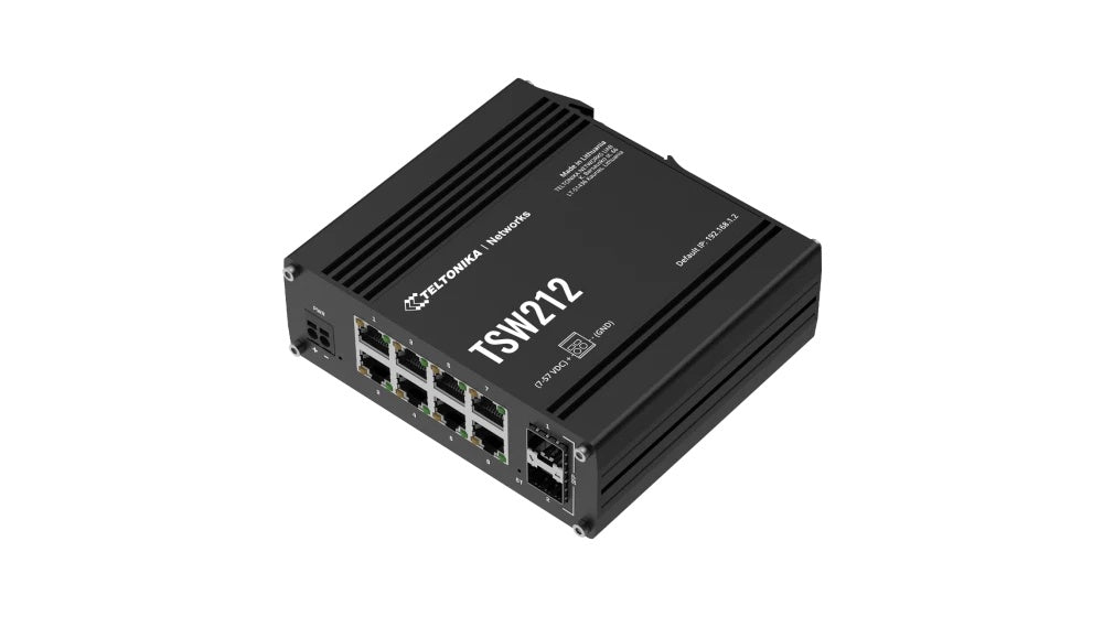 L2 managed Switch 8 10/100/1000, 2 SFP ports - Teltonika