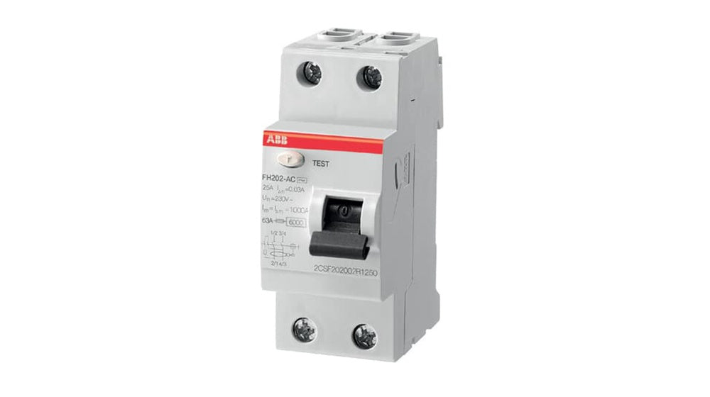 გაჟონვის რელე - 63A 30 mA 2P - ABB