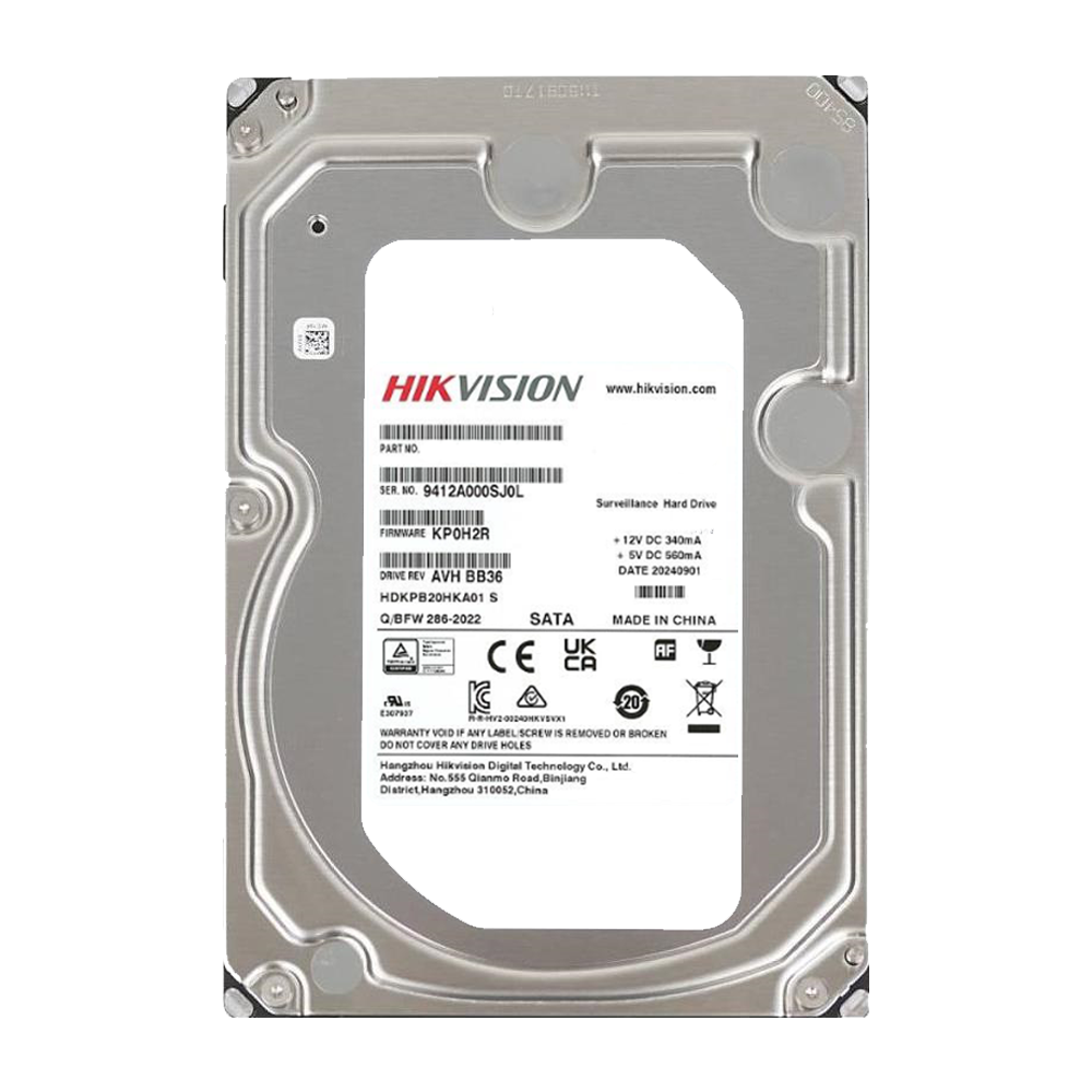 მყარი დისკი - 10TB, SATA HDD Hikvision