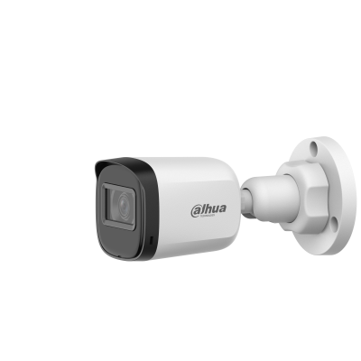 ანალოგური კამერა Dahua HAC-B1A21P-U, 2MP, Bullet, შიდა და გარე გამოყენების