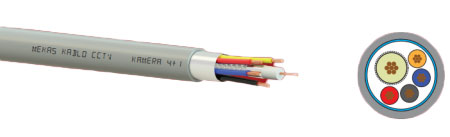 კაბელი CCTV CABLE 1+2 MINI COAX (2x0,22)(100m) (40950) - MekasKablo
