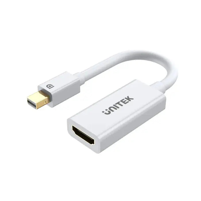 Y-6331, UNITEK, 20CM Mini DisplayPort to HDMI Female Adapter (4K)