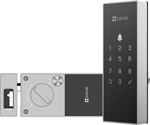 ჭკვიანი საკეტი, Smart FingerPrint Lock,Ezviz, CS-DL03-R100-WP-GR