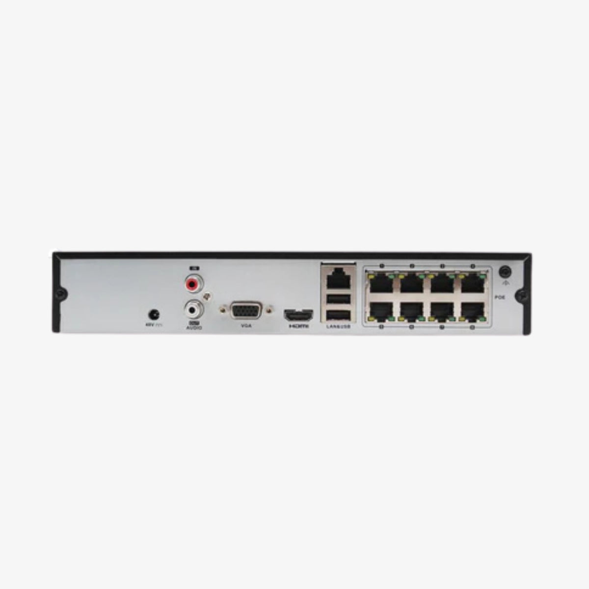 Hilook NVR-108MH-C 8 არხიანი ქსელური ვიდეო ჩამწერი 1 SATA პორტით – პროფესიონალური NVR სისტემა მაღალი ხარისხის ვიდეო მეთვალყურეობისთვის.