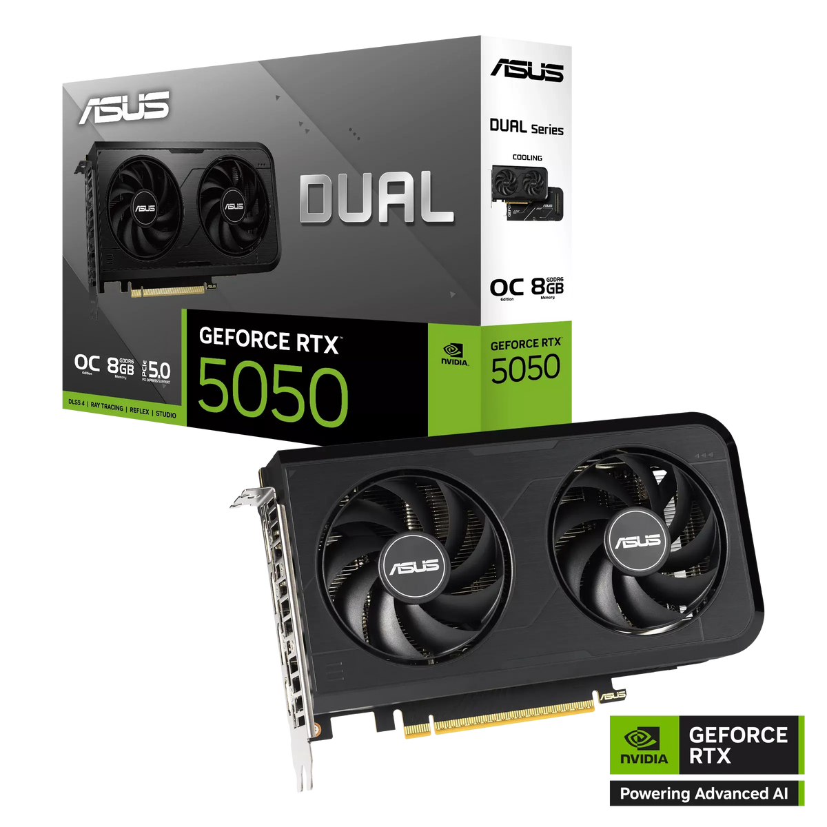 ASUS Dual GeForce RTX™ 5050 8GB GDDR6 OC Edition