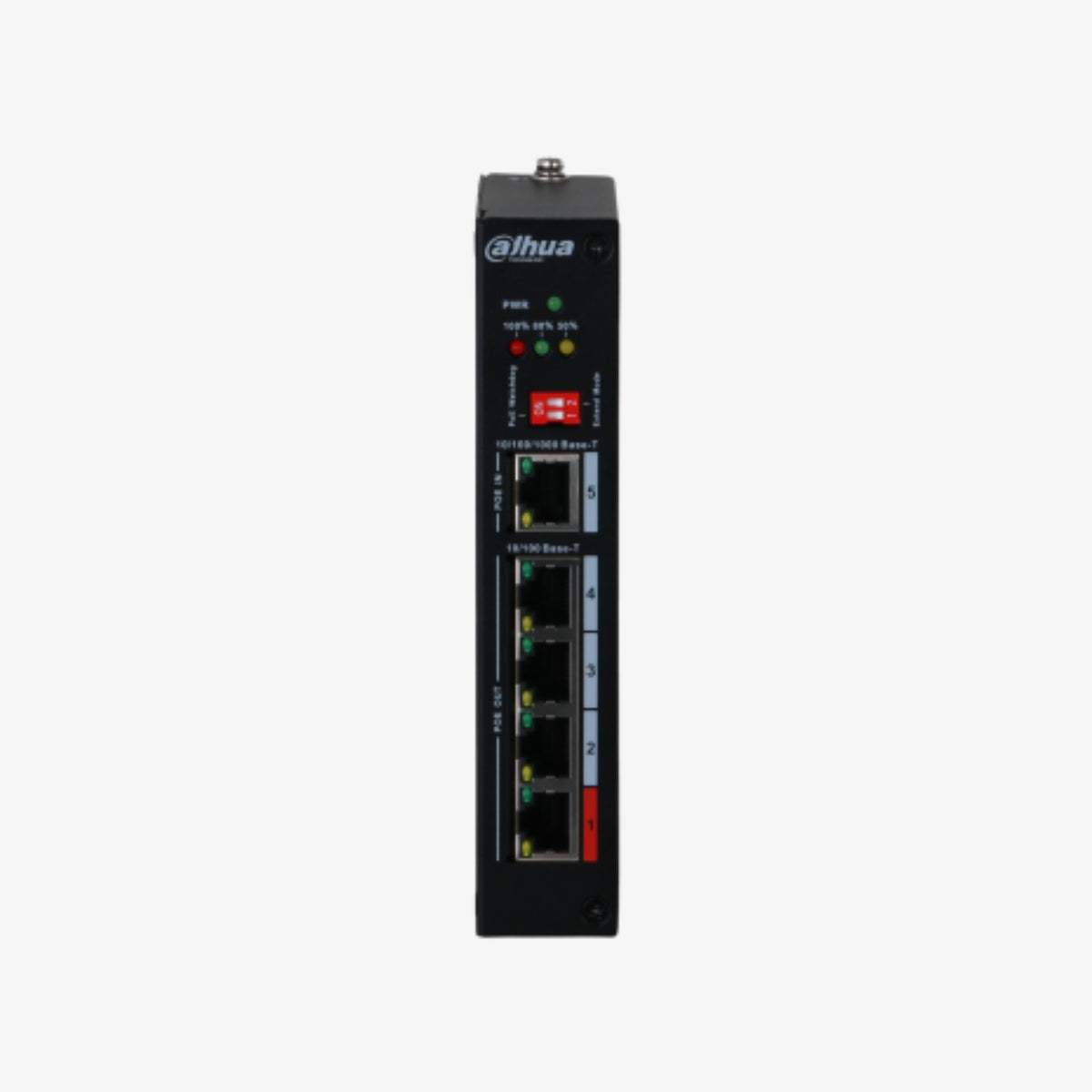PFT1500 5 პორტიანი PoE ქსელური დამაგრძელებელი 60W / PFT1500 5-Port PoE Network Extender 60W