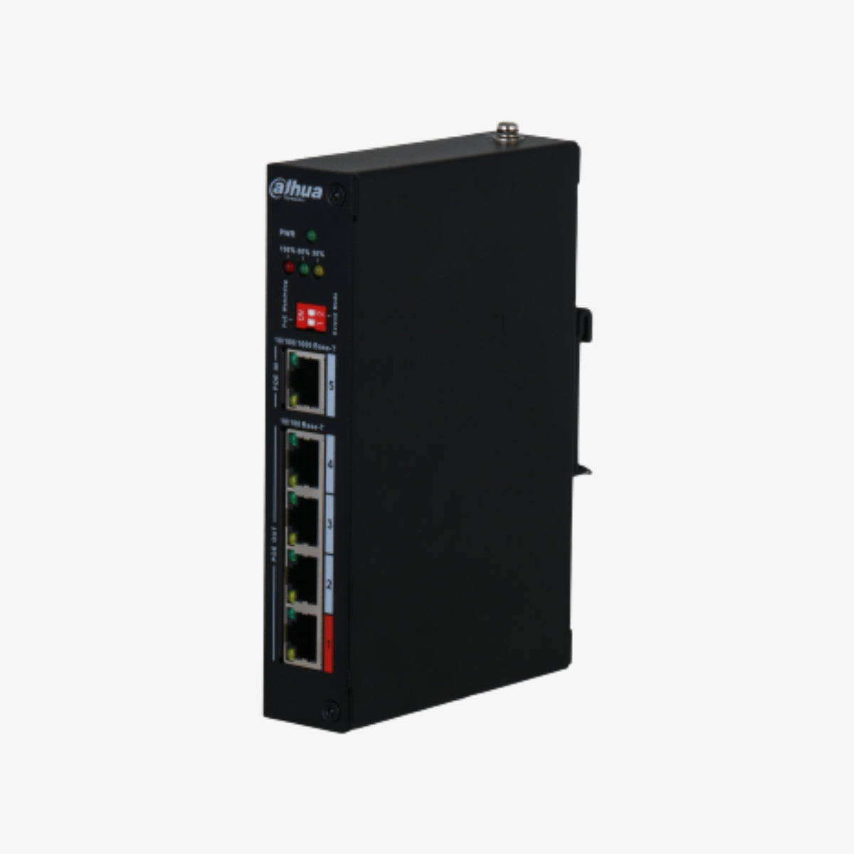 PFT1500 5 პორტიანი PoE ქსელური დამაგრძელებელი 60W / PFT1500 5-Port PoE Network Extender 60W