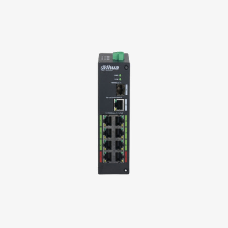 LR2110-8ET-120 10-პორტიანი PoE/ePoE ქსელური გამანაწილებელი 120W / LR2110-8ET-120 10-Port PoE/ePoE Network Switch 120W