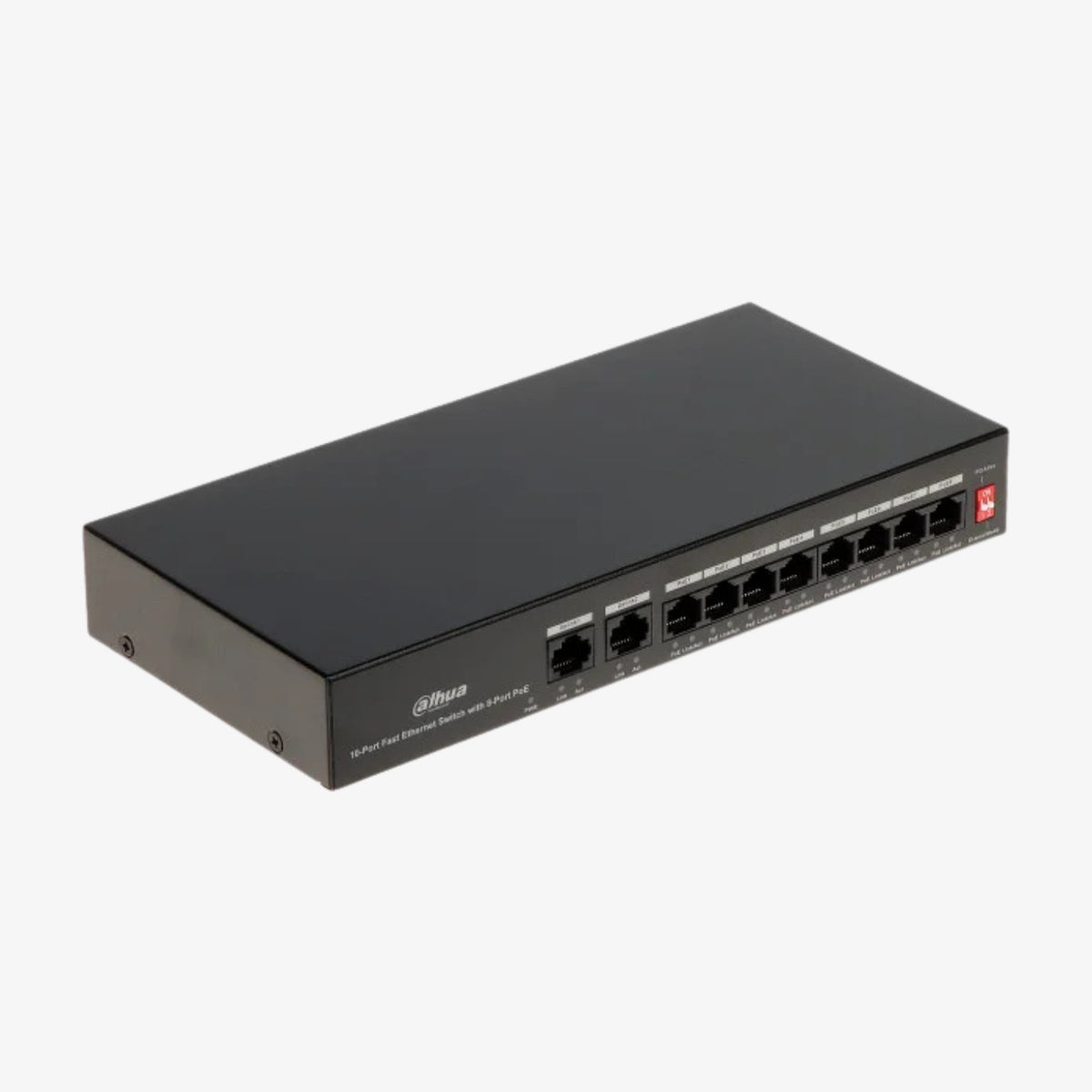 PFS3010-8ET-65 10-პორტიანი PoE ქსელური გამანაწილებელი 65W / PFS3010-8ET-65 10-Port PoE Network Switch 65W