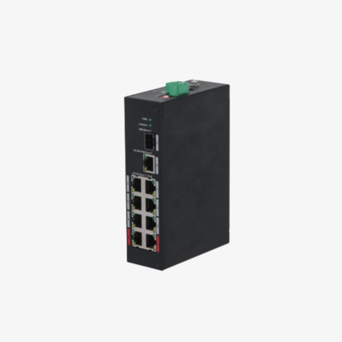 PFS3110-8ET-96 10-პორტიანი PoE ქსელური გამანაწილებელი 96W SFP სლოტით / PFS3110-8ET-96 10-Port PoE Network Switch 96W with SFP Slot