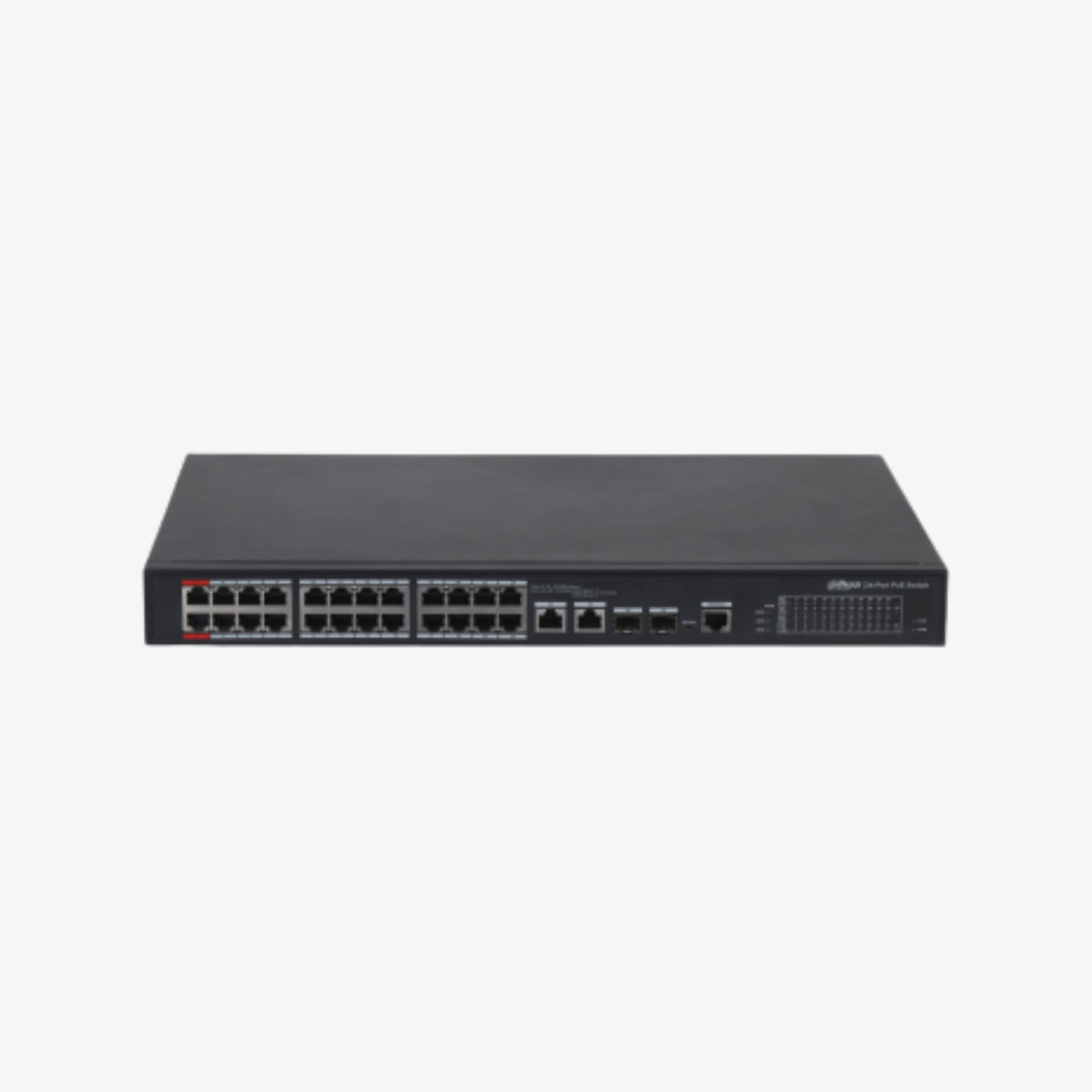 PFS4226-24ET-360 26-პორტიანი მართვადი PoE ქსელური გამანაწილებელი 360W და 2 SFP Combo / PFS4226-24ET-360 26-Port Managed PoE Network Switch 360W with 2 SFP Combo