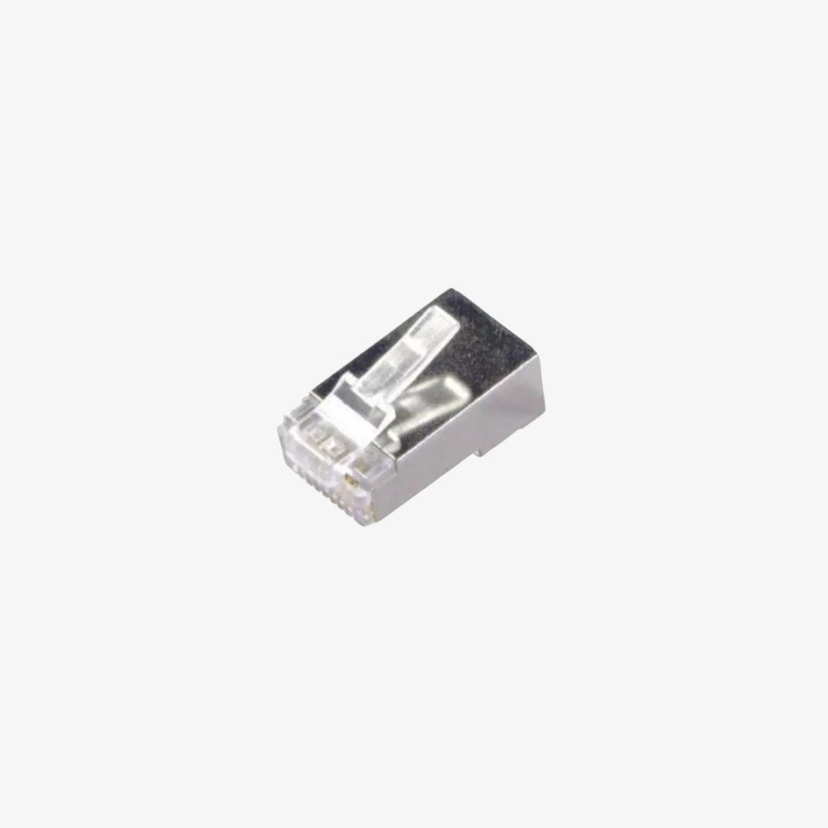 FTP Cat5e RJ45 კონექტორი 3U – დაცული Ethernet კონექტორი სტაბილური და სუფთა სიგნალისთვის პროფესიონალურ ქსელურ სისტემებში.