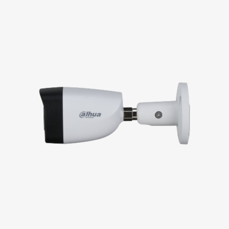 სამეთვალყურეო კამერა Dahua HAC-HFW1200CMP-IL-A 2.8mm – 2 მეგაპიქსელიანი HDCVI Bullet კამერა 2.8 მმ ფართოკუთხიანი ობიექტივით, ჩაშენებული მიკროფონით, Smart Dual Light ფუნქციით და წყალგამძლე კორპუსით | Dahua HAC-HFW1200CMP-IL-A 2MP HDCVI Bullet Camera with 2.8mm Wide-Angle Lens, Built-in Microphone, Smart Dual Light, and Weatherproof Housing