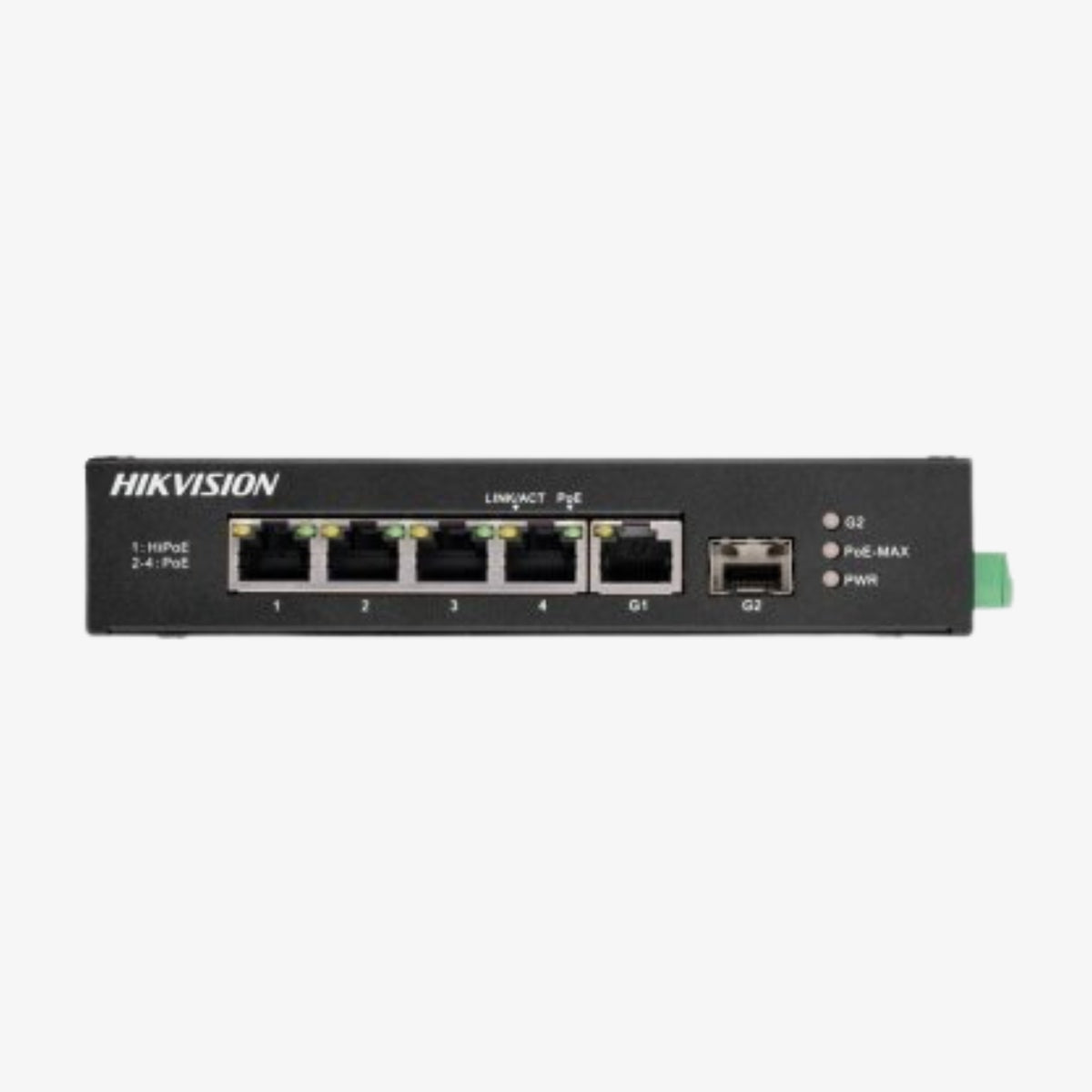 სვიჩი DS-3T0306HP-E/HS – 4-პორტიანი High Power PoE სვიჩი uplink-ით