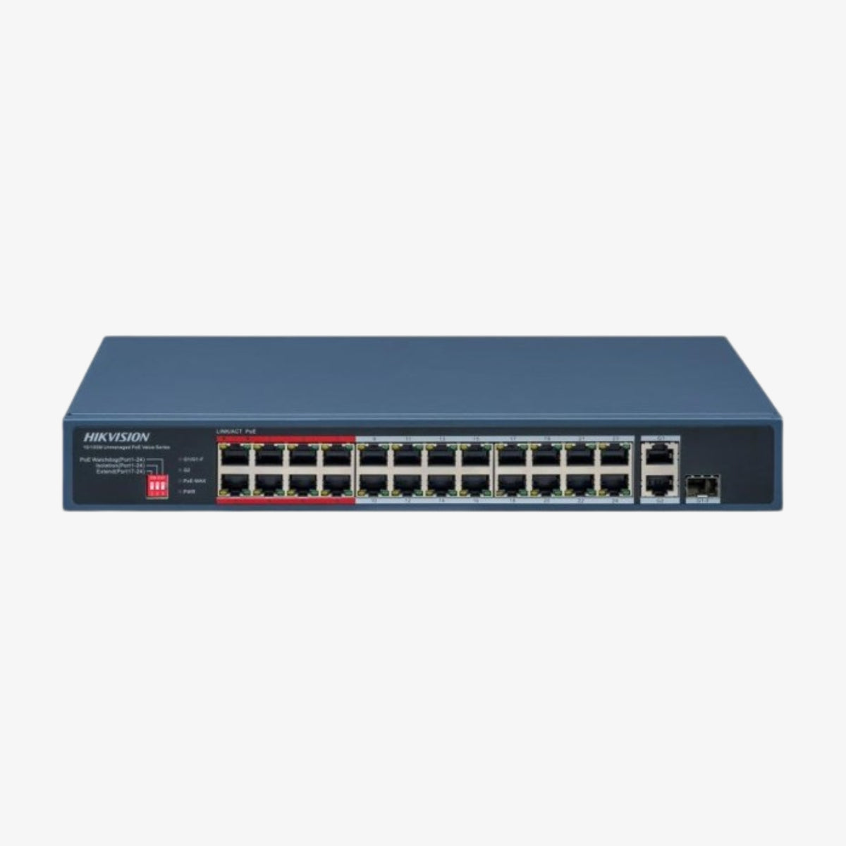 სვიჩი POE DS-3E0326P-E/M(B) – 24-პორტიანი PoE ქსელური სვიჩი